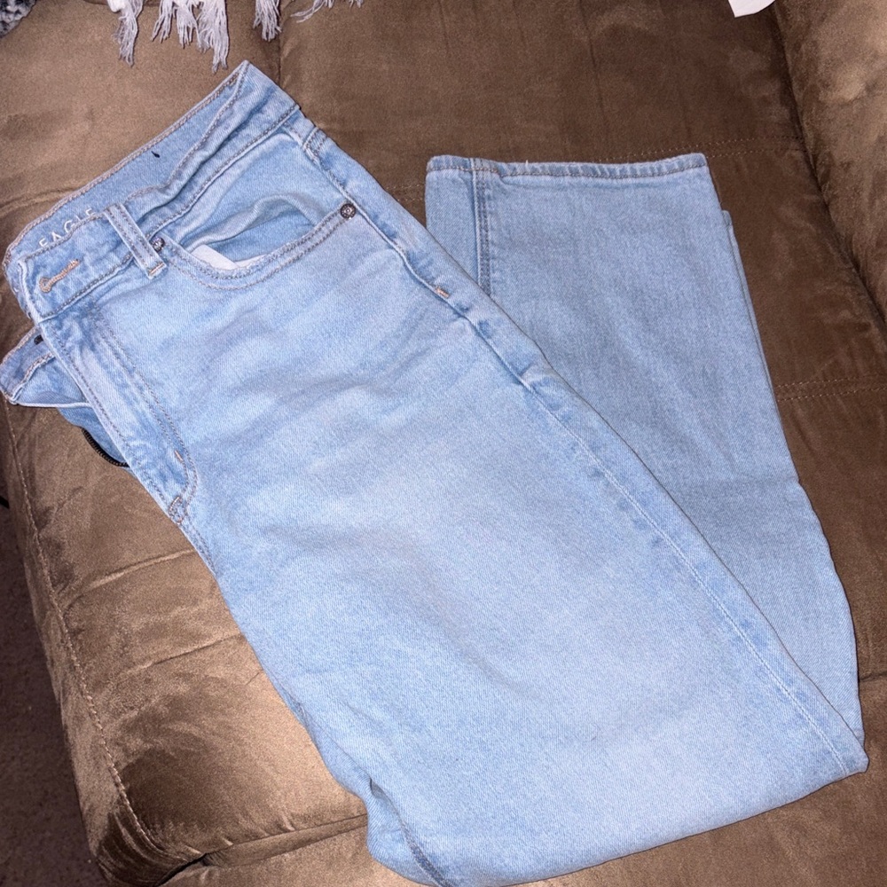 American Eagle Outfitters Light Blue Stretch Denim